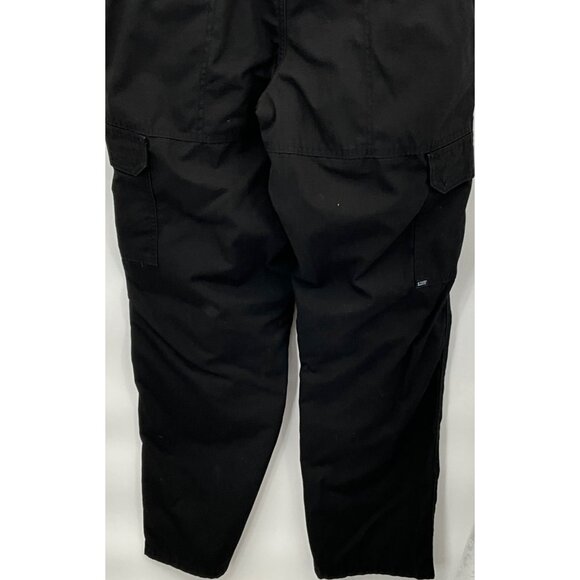 511‎ Black Pants Multiple Pockets Elastic Waistband 30x32 - Picture 6 of 8